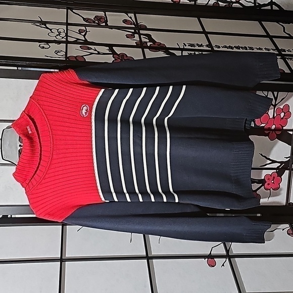 Ecko‎ Red White Blue Sweater Size Medium - Picture 1 of 7